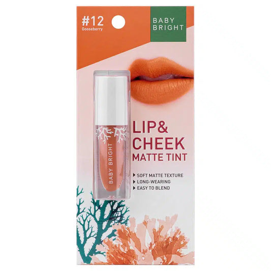 Lip & Cheek Matte Tint 2.4g Baby Bright (M) #12 Gooseberry (Y2022)