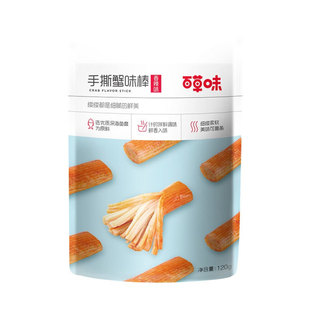 Baicaowei hand-torn crab flavor sticks 120g