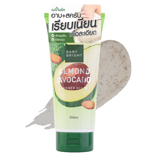 Almond Avocado Shower Scrub 350ml Baby Bright (B)