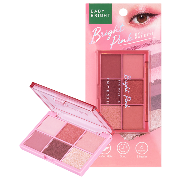 Bright Pink Eye Palette 0.7g x 6Colors Baby Bright (M)