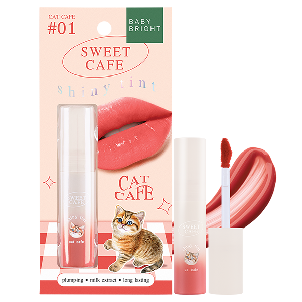 Sweet Cafe Shiny Tint 2.8g Baby Bright (M) #01 Cat Cafe