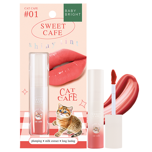 Sweet Cafe Shiny Tint 2.8g Baby Bright (M) #01 Cat Cafe