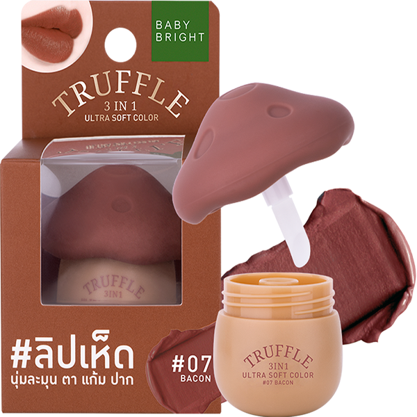 Truffle 3 In 1 Ultra Soft Color 6g Baby Bright (M) #07 Bacon