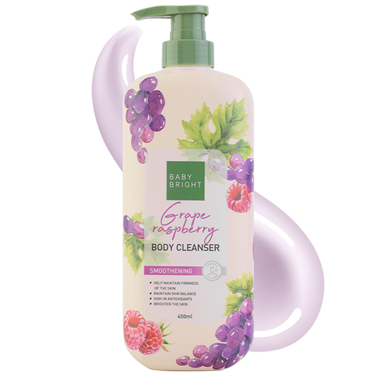 Grape Raspberry Body Cleanser 450ml Baby Bright (B)