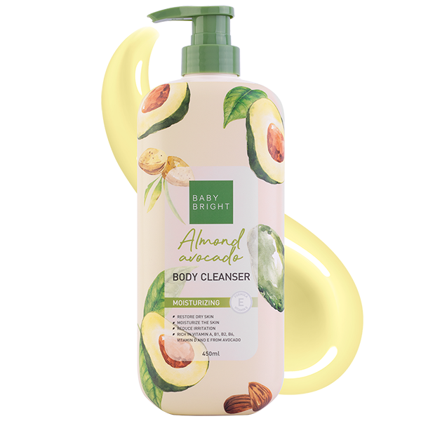 Almond Avocado Body Cleanser 450ml Baby Bright (B)