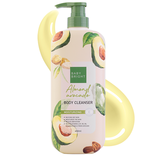 Almond Avocado Body Cleanser 450ml Baby Bright (B)