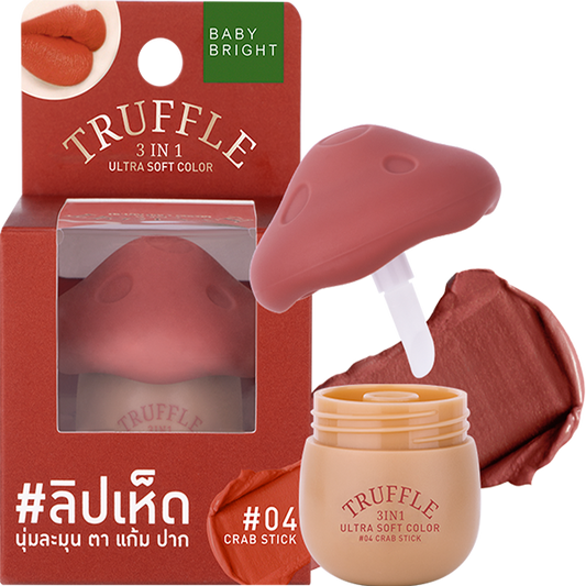 Truffle 3 In 1 Ultra Soft Color 6g Baby Bright (M) #04 Crab Stick