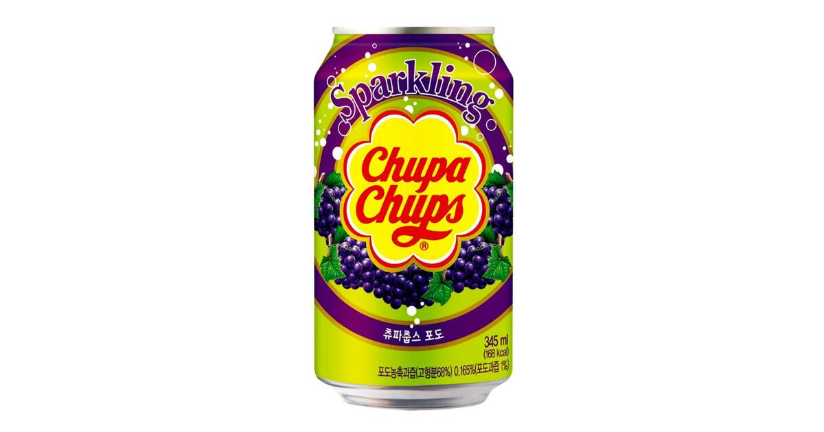 Sparkling Chupa Chupa Grape Flavor 345ml