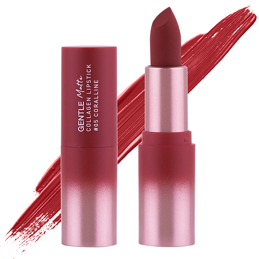 Gentle Matte Collagen Lipstick 3.7g Baby Bright (M) #05 Coralline