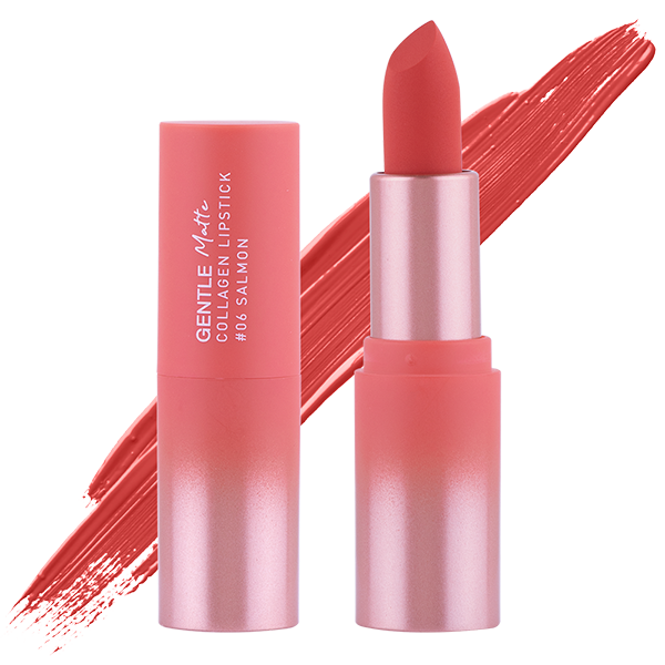 Gentle Matte Collagen Lipstick 3.7g Baby Bright (M) #06 Salmon