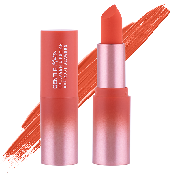 Gentle Matte Collagen Lipstick 3.7g Baby Bright (M) #07 Rust Seaweed