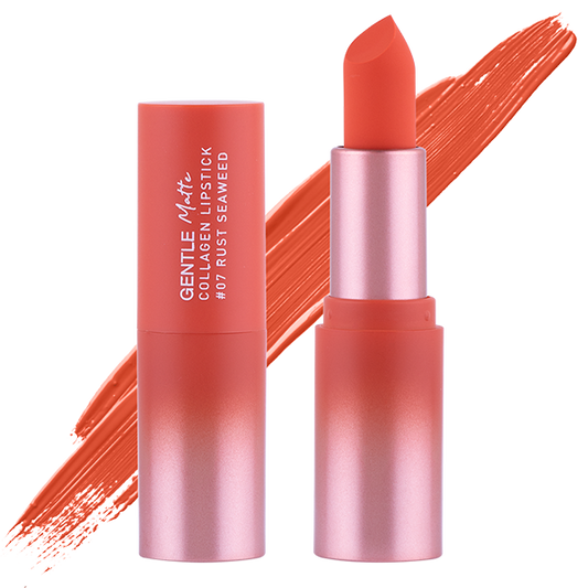 Gentle Matte Collagen Lipstick 3.7g Baby Bright (M) #07 Rust Seaweed