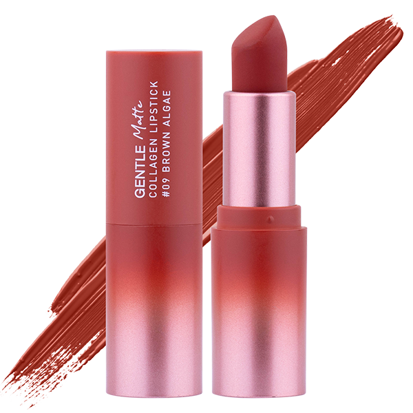 Gentle Matte Collagen Lipstick 3.7g Baby Bright (M) #09 Brown Algae