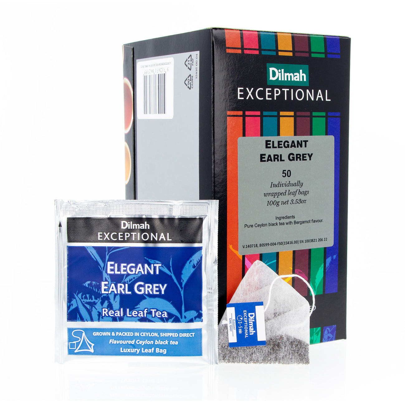 DILMAH EXCEPTIONAL SACHET ELEGANT EARL GREY 50x2g