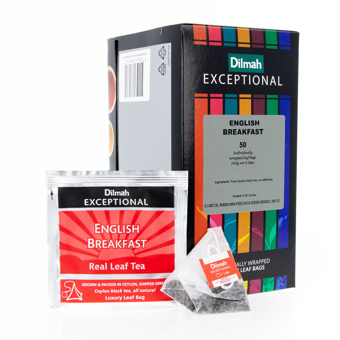 DILMAH EXCEPTIONAL SACHET  ENGLISH BREAKFAST 50*2g