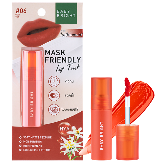 Mask Friendly Lip Tint 2.5g Baby Bright (M) #06 Goji Tea