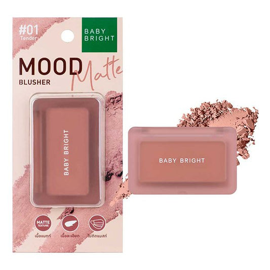 Mood Matte Blusher 4.5g Baby Bright (M) #01 Tender