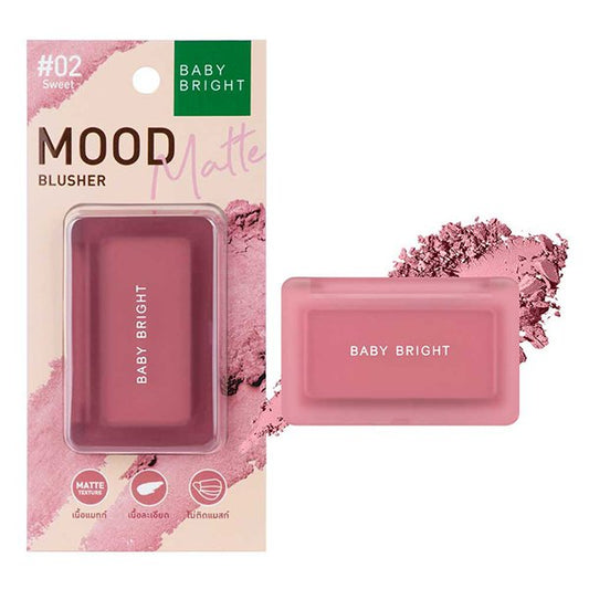 Mood Matte Blusher 4.5g Baby Bright (M) #02 Sweet