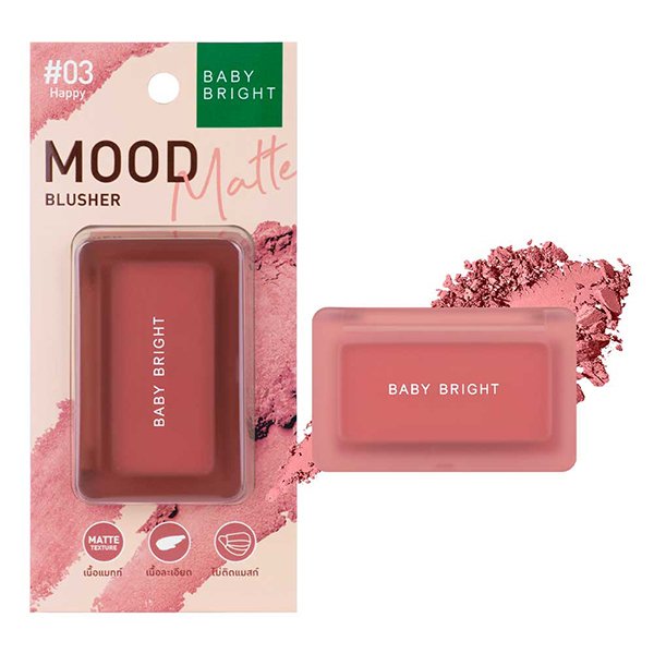 Mood Matte Blusher 4.5g Baby Bright (M) #03 Happy