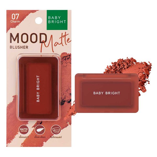 Mood Matte Blusher 4.5g Baby Bright (M) #07 Charm