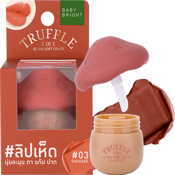 Truffle 3 In 1 Ultra Soft Color 6g Baby Bright (M) #03 Sausage