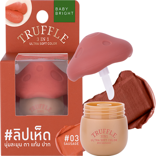 Truffle 3 In 1 Ultra Soft Color 6g Baby Bright (M) #03 Sausage