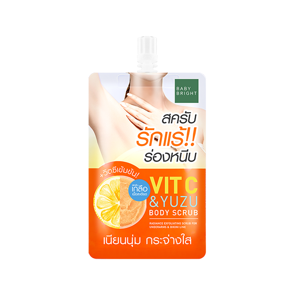 Vit C & Yuzu Body Scrub 40g Baby Bright (B)