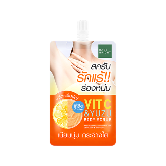 Vit C & Yuzu Body Scrub 40g Baby Bright (B)