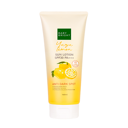 Yuzu Lemon Sun Lotion SPF30 PA+++ 160ml Baby Bright (B)