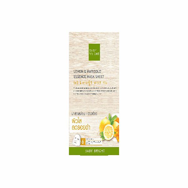 Lemon & Marigold Essence Mask Sheet 20g Baby Bright (F)