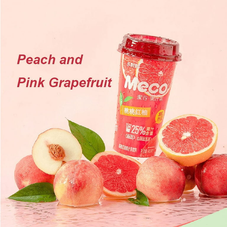 SENPURE MECO Peach and Pink Grapefruit Fruit Tea 400ml